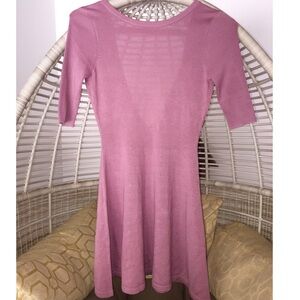 Nasty Gal Pink Ribbed Dress